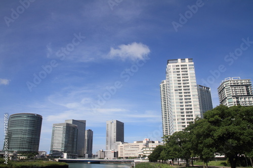 high rise buildings in Yokohama, Japan © ziggy