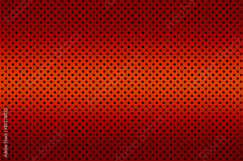 Gradient Red color Perforated metal sheet