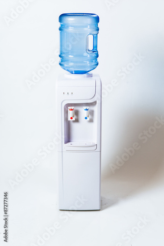 Office water cooler with reusable  five-halons plastic bottle