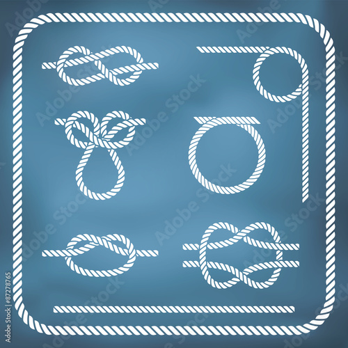 Nautical rope knotes