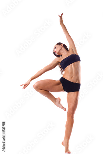 Stylish and young modern style dancer jumping  © lenets_tan