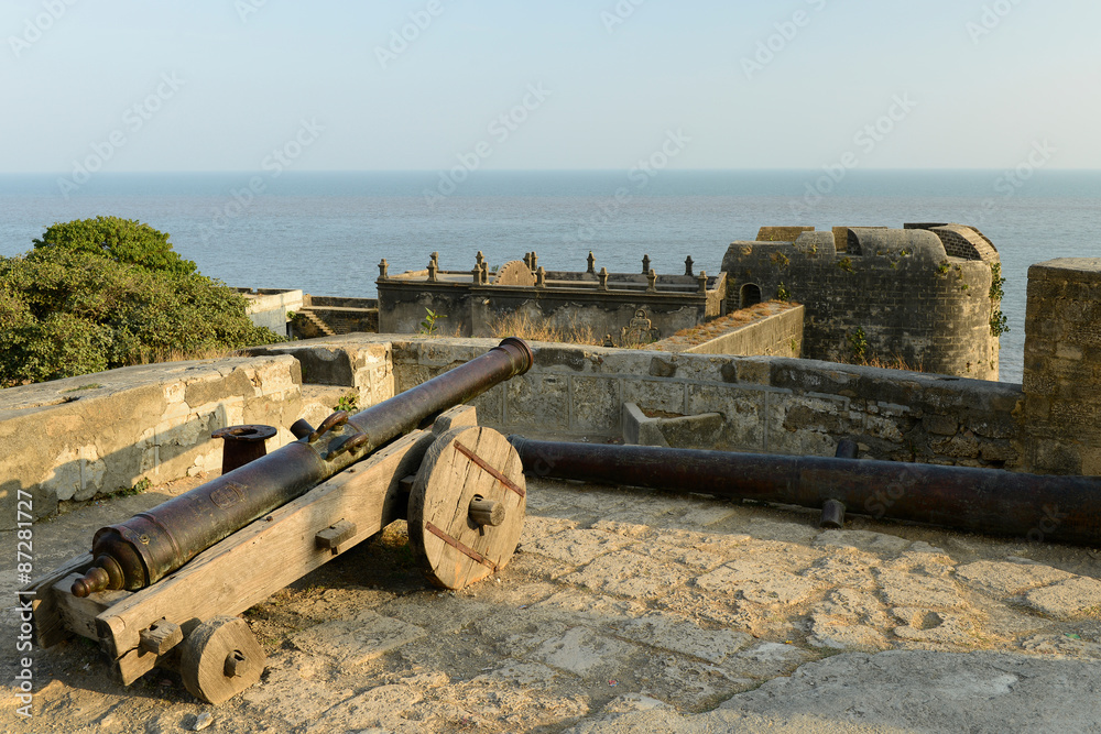 Cannon on walls