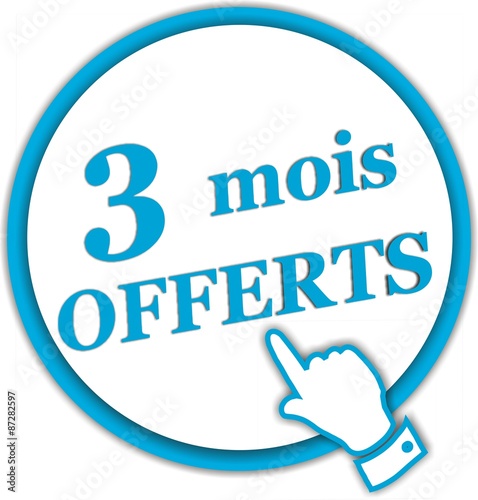 bouton 3 mois offerts