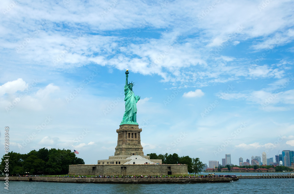 The Statue of Liberty in New York City, United States
