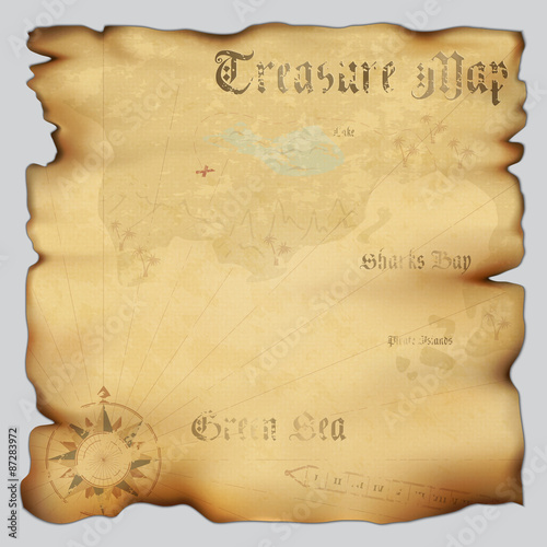 Old treasure map
