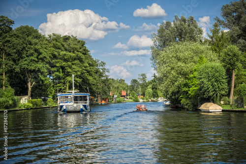 Canvas Print Wasserkanal in Berlin