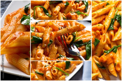 Obraz na plátne Penne Alla Vodka