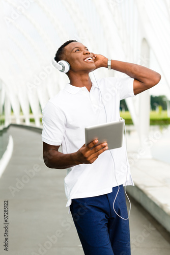 Student with Digital Tablet