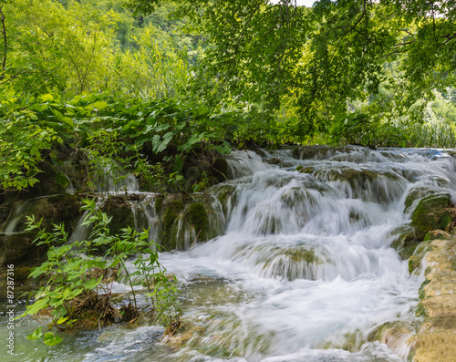 Fototapeta Naklejka Na Ścianę i Meble -  Beautiful water stream.