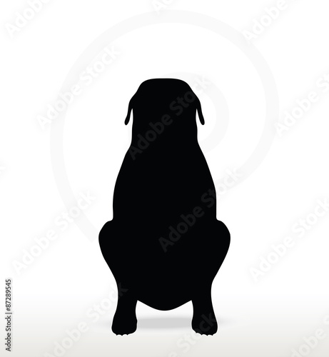 dog silhouette