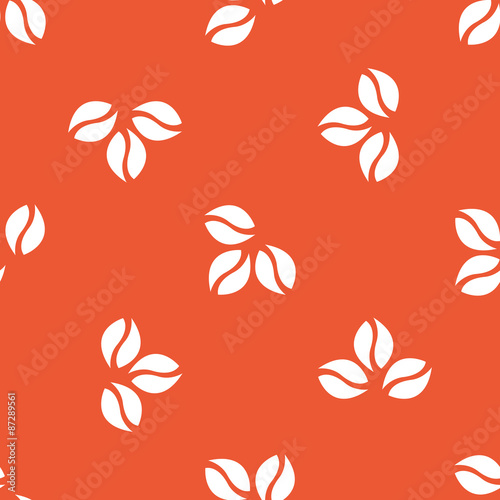 Orange coffee pattern