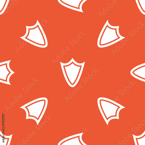 Orange shield pattern
