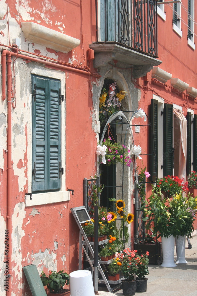 Φωτογραφία At a flowershop in Burano