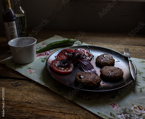 cutlets of eggplant