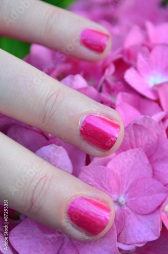 Nagellack Pink