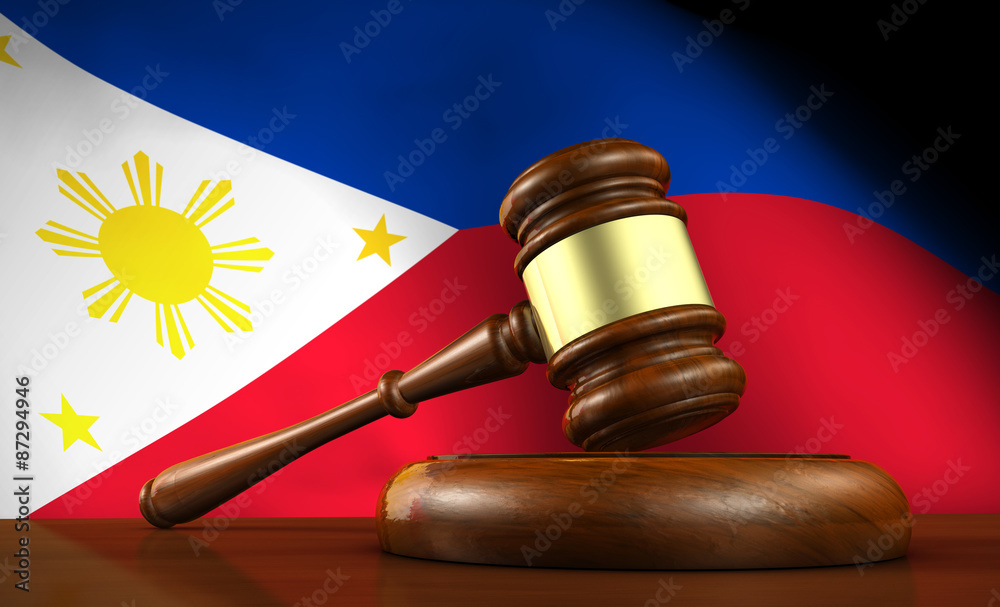 Philippine Law And Justice Concept