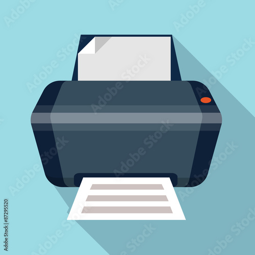 Printer icon. photo