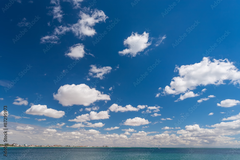 Beautiful sky and sea Beautiful sky and sea