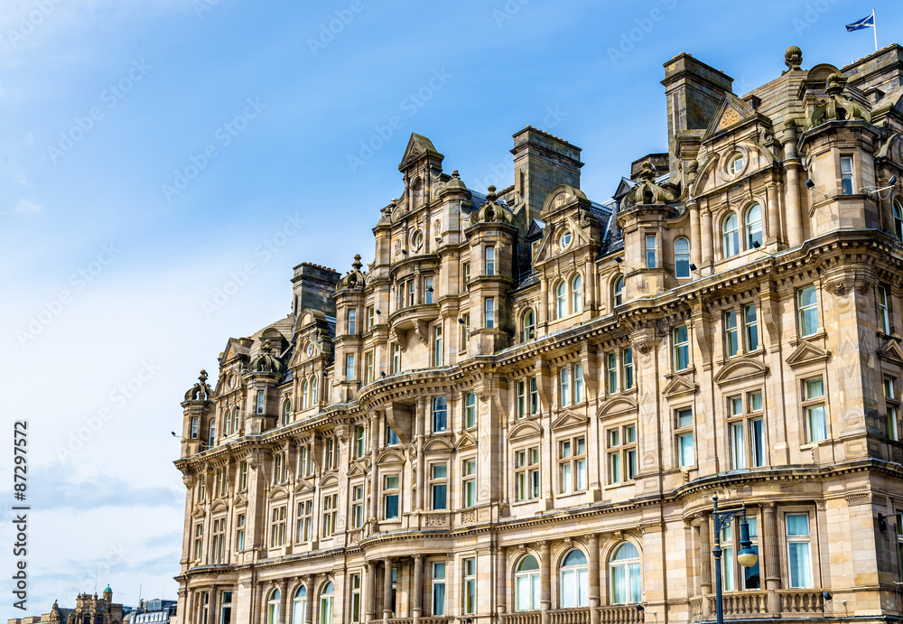 Historic building in the city centre of Edinburgh - Scotland