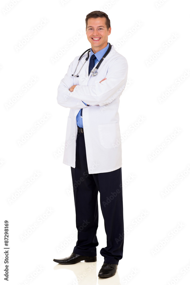 male doctor with arms crossed male doctor with arms crossed