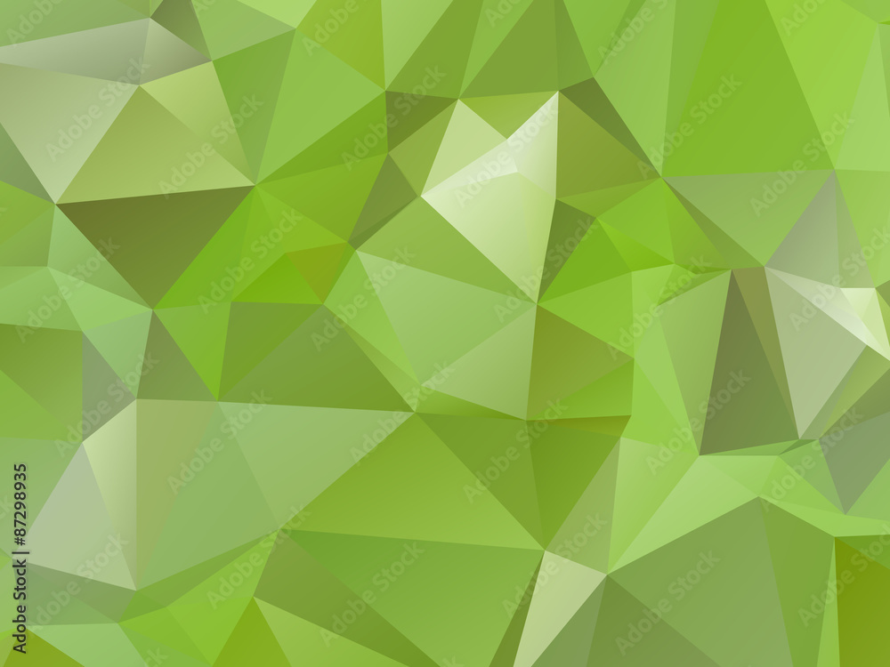 Green Triangular Triangle Abstract Background