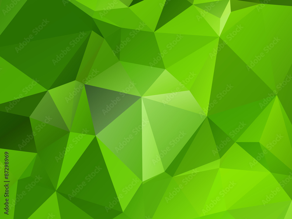 Green Triangular Triangle Abstract Background Green Triangular Triangle Abstract Background