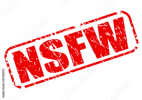 NSFW red stamp text