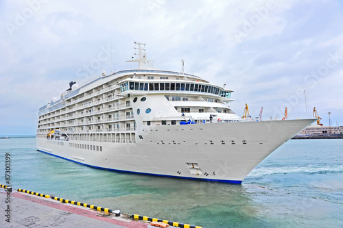 Wallpaper Mural Cruise tourist ship in Black sea, Odessa, Ukraine