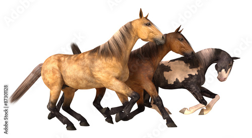 Render Horses Running