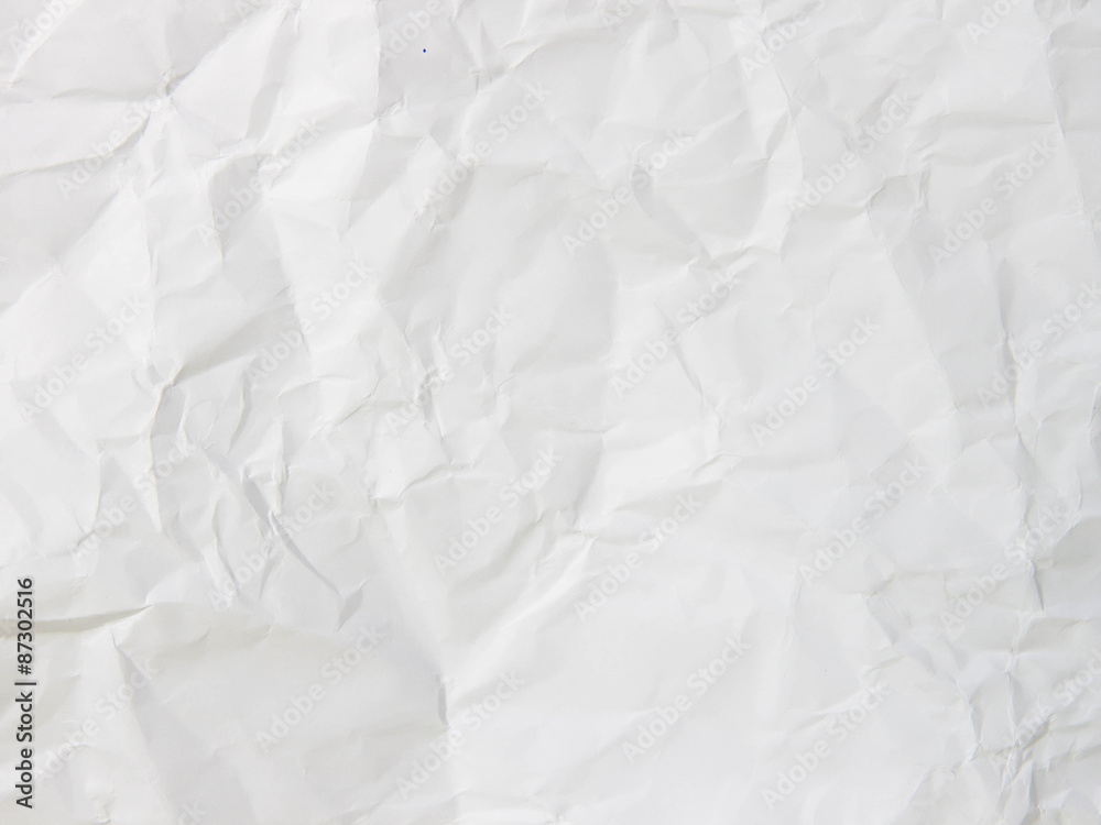 Crumpled paper texture pattern background in light white color t Crumpled paper texture pattern background in light white color t