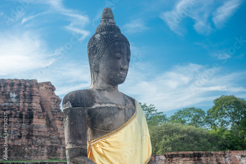 Statua del Budda ad Ayuttaya photo