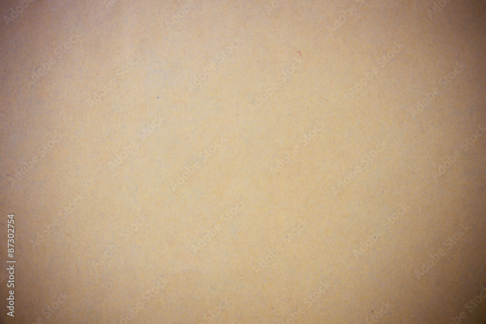 Recycled paper texture pattern background in light brown  color