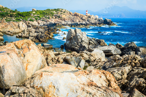 Beach in Ly son island, Vietnam