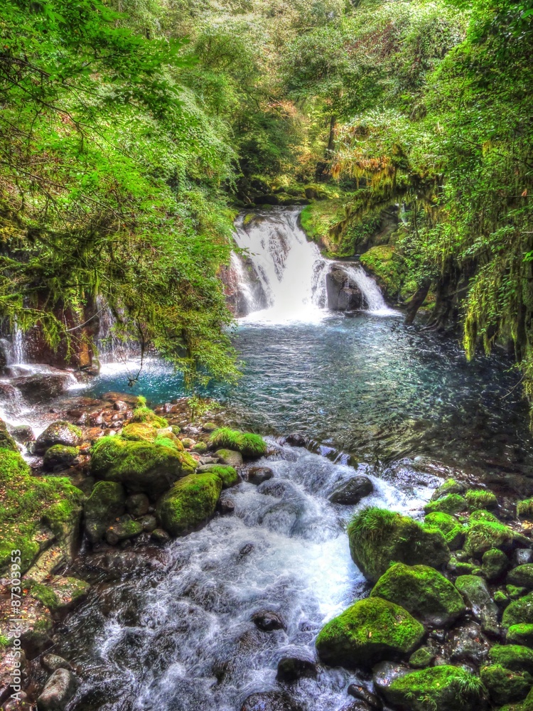 Naklejka premium 清流/HDR