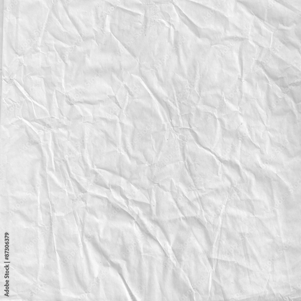 Crumpled paper sheet. Wrapping-paper texture. Stock Photo | Adobe Stock