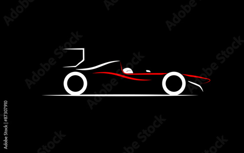 styled racing car