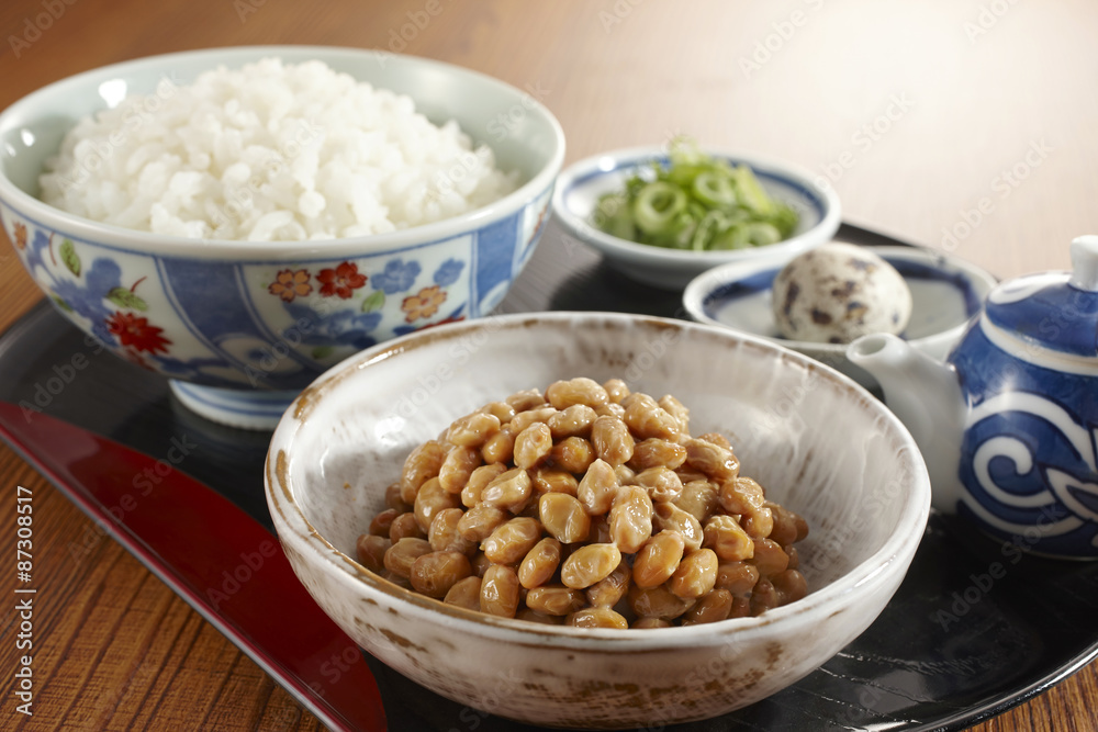 納豆とごはんのセット 納豆とごはんのセット