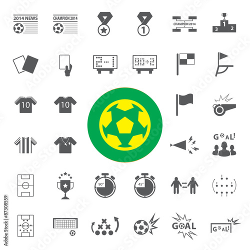 Soccer Icons set