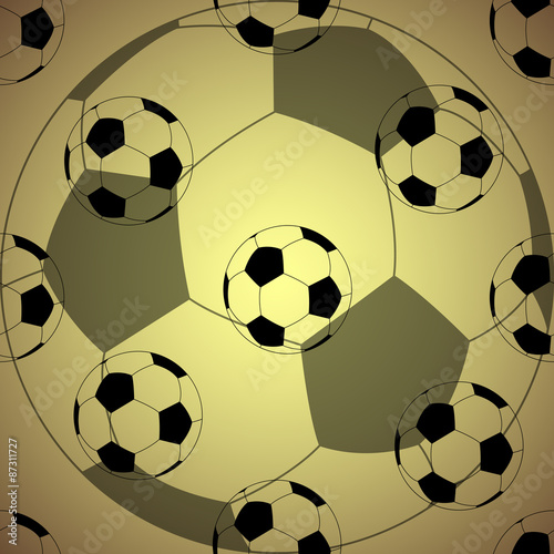 Seamless football pattern. Background. Vector illustration