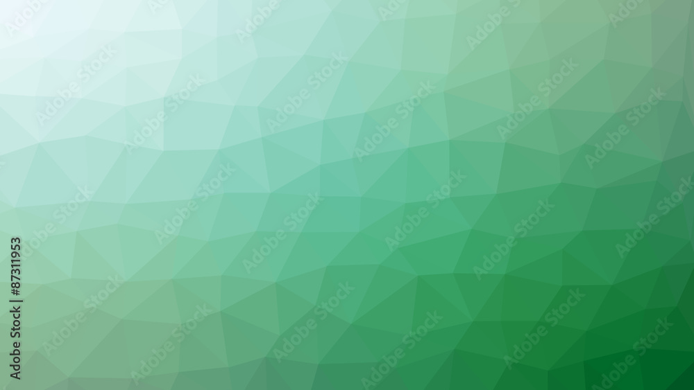Green low poly background. Green low poly background.