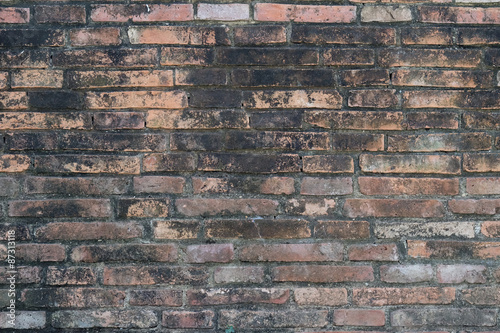 brick wall texture background material of industry construction