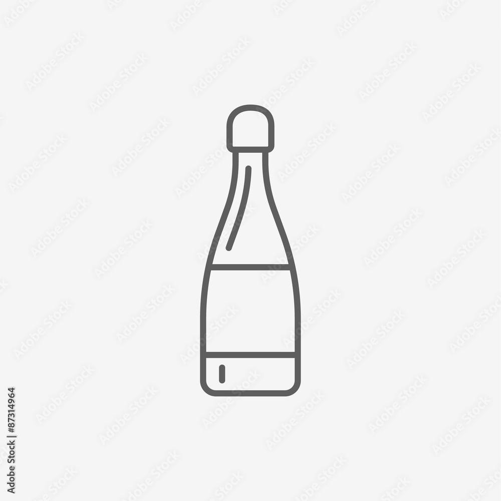 bottle of champagne bottle of champagne