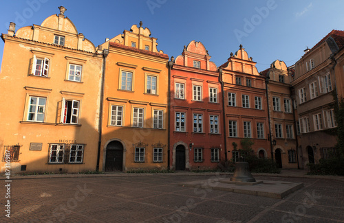 Streets of old town Warsaw