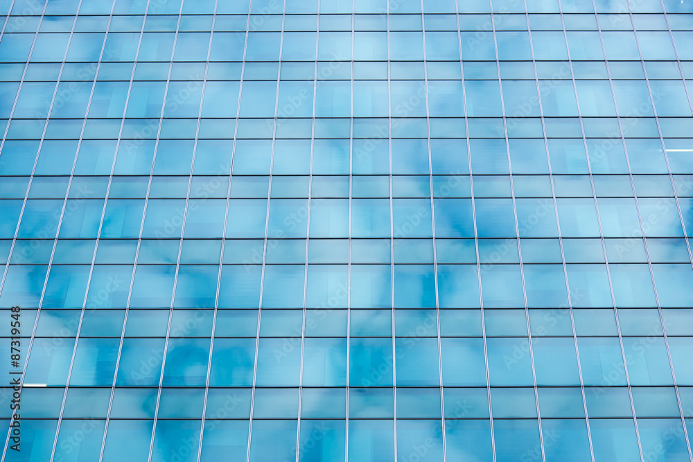 Windows office building for background