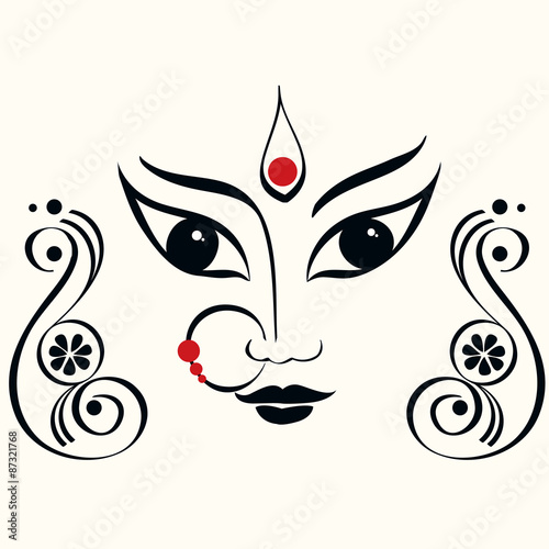 Goddess Durga. Eps8.