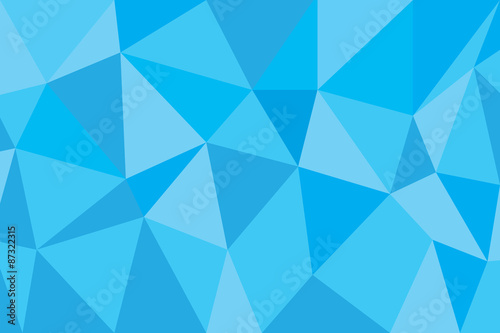 blue poly abstract background