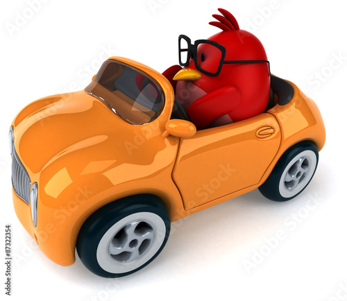 Φωτογραφία Fun red bird