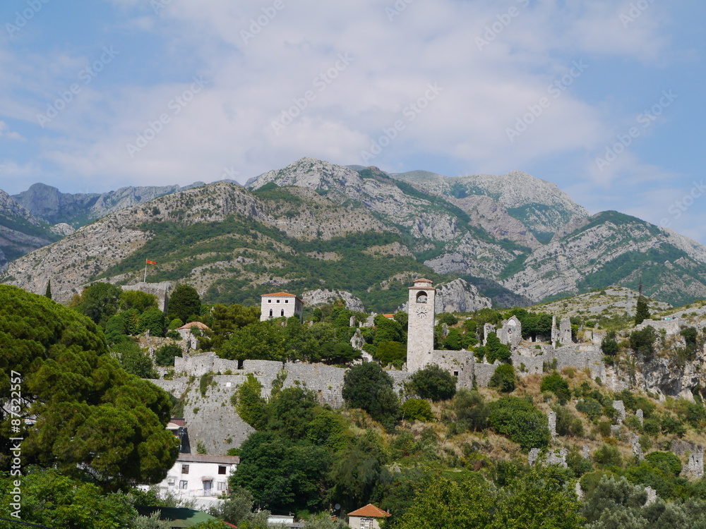 panoramic cityscape of Bar, Montenegro.