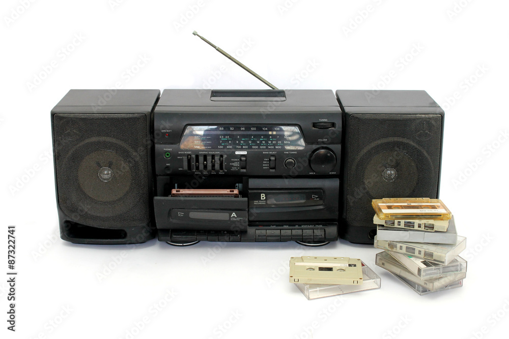 Obraz premium cassette player