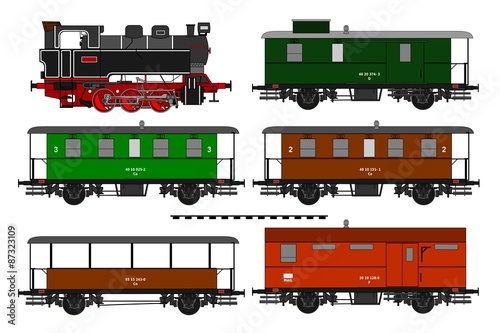 Vintage train kit
